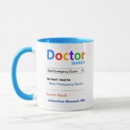 Lustiger kundenspezifischer bester Notdoktor Gift Tasse