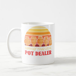 Lustiger Künstler Unterstützen Sie Ihren Lokalen D Kaffeetasse