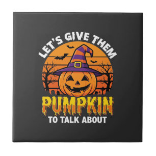Lustiger Kürbis Halloween Wortspiel Design2 (1)_1 Fliese