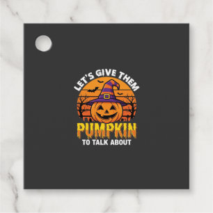 Lustiger Kürbis Halloween Wortspiel Design2 (1)_1 Geschenkanhänger