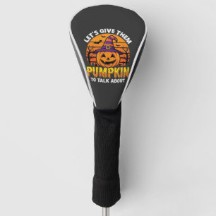 Lustiger Kürbis Halloween Wortspiel Design2 (1)_1 Golf Headcover