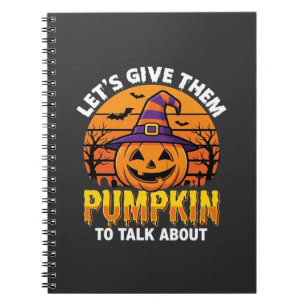 Lustiger Kürbis Halloween Wortspiel Design2 (1)_1 Notizblock