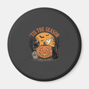Lustiger Kürbis Halloween Wortspiel Design2 (2)_1 Magnet