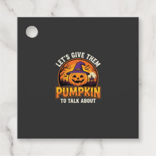 Lustiger Kürbis Halloween Wortspiel Design_1 Geschenkanhänger