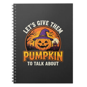 Lustiger Kürbis Halloween Wortspiel Design_1 Notizblock