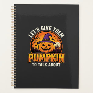 Lustiger Kürbis Halloween Wortspiel Design_1 Planer