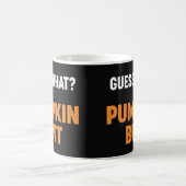 Lustiger Kürbis Hintern Halloween-Design Kaffeetasse (Mittel)