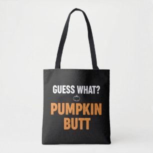 Lustiger Kürbis Hintern Halloween-Design Tasche