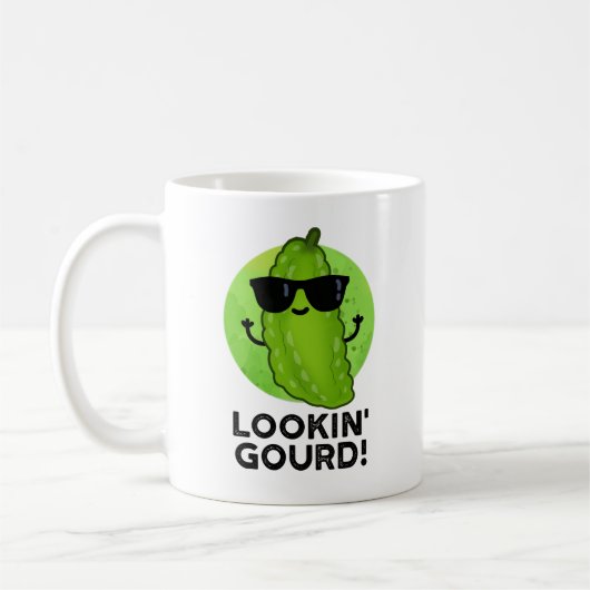 Lustiger Kürbis-Wortwitz Kaffeetasse (Links)