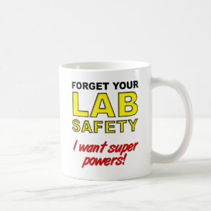 Lustiger Laborsicherheitsbecher Kaffeetasse