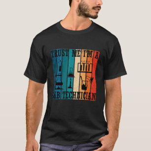 Lustiger Labortechniker Vintage Labortechniker Hum T-Shirt