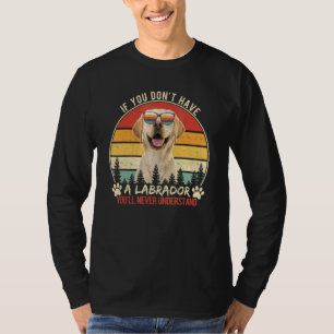 Lustiger Labrador Retriever Hundebesitzer Vintage T-Shirt