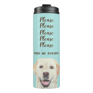 Lustiger Labrador Retriever Thermobecher Thermosbecher