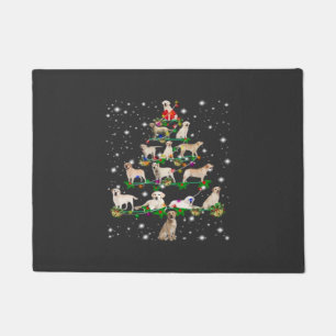 Lustiger Labrador Retriever Weihnachtsbaum Classic Fußmatte