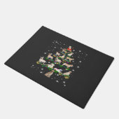 Lustiger Labrador Retriever Weihnachtsbaum Classic Fußmatte (Schrägansicht)