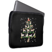 Lustiger Labrador Retriever Weihnachtsbaum Classic Laptopschutzhülle (Vorne Rechts)