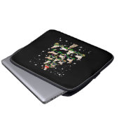 Lustiger Labrador Retriever Weihnachtsbaum Classic Laptopschutzhülle (Vorne Knopf)
