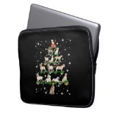 Lustiger Labrador Retriever Weihnachtsbaum Classic Laptopschutzhülle (Vorderseite Links)