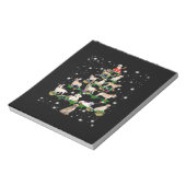 Lustiger Labrador Retriever Weihnachtsbaum Classic Notizblock (Rotiert)