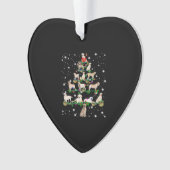 Lustiger Labrador Retriever Weihnachtsbaum Classic Ornament (Vorderseite)