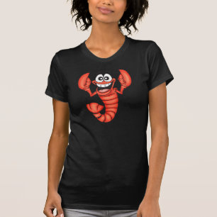 Lustiger lächelnder Hummer T-Shirt