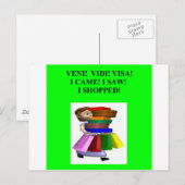 lustiger Ladenwitz Postkarte (Vorne/Hinten)