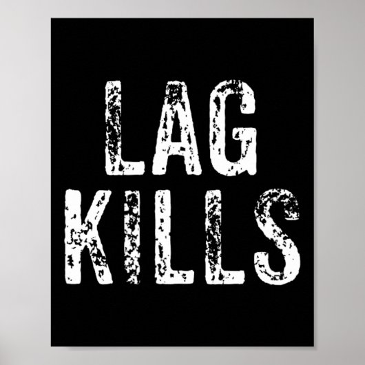 Lustiger Lag Tötet Videospiel PC Hardcore-Gamer-Ge Poster (Vorne)