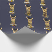 Lustiger Lama-Abschluss-Kunst-Entwurf Geschenkpapier (Ecke)