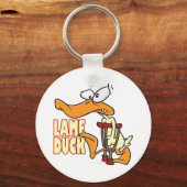 lustiger Lame Ente Cartoon Schlüsselanhänger (Vorderseite)