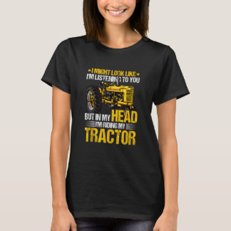 Lustiger Landwirtschaftszitat Leicht ablenkbar d T-Shirt