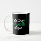 Lustiger Lass den Schabernack zu St. Patrick begin Kaffeetasse (Links)