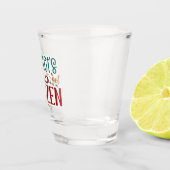 Lustiger Lasst uns Blitzen Rentier Schnapsglas (Rechts)