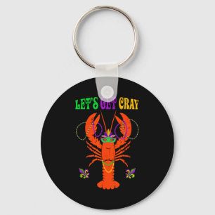 Lustiger Lasst uns cray Krebs - New Orleans Lustig Schlüsselanhänger