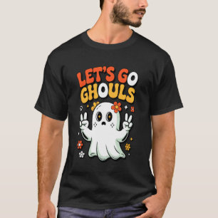 Lustiger Lasst uns gehen Ghule Halloween-Geist-Kos T-Shirt