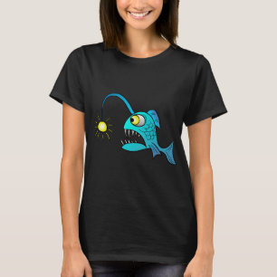 Lustiger Laternenfisch T-Shirt
