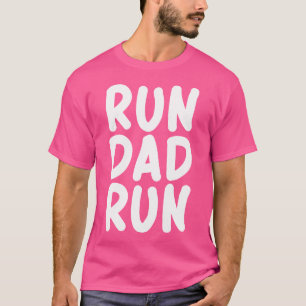 Lustiger Lauf Papa Marathon 5K Familientag Rennen T-Shirt