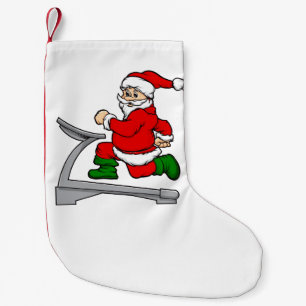 lustiger Laufband-Weihnachtsmann Kleiner Weihnachtsstrumpf