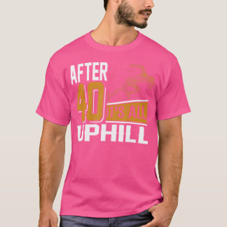 Lustiger Laufend 40 Jahre Alt 40. Geburtstag T-Shirt