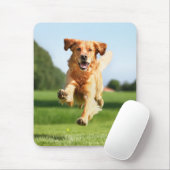 Lustiger laufender Hund Mousepad (Mit Mouse)