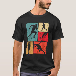 Lustiger Läufer läuft Marathon Leichtathletik Lieb T-Shirt