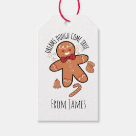 Lustiger Lebkuchen Geschenkanhänger