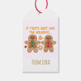 Lustiger Lebkuchen Geschenkanhänger
