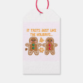 Lustiger Lebkuchen Geschenkanhänger (Rückseite)