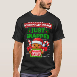 Lustiger Lebkuchen-Insasse Weihnachten passendes F T-Shirt