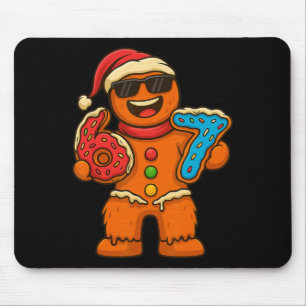 Lustiger Lebkuchen Sechs Sieben 67 Eis Drip Weihna Mousepad