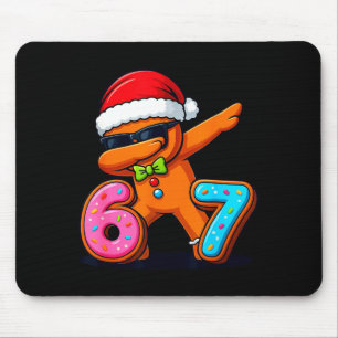 Lustiger Lebkuchen Sechs Sieben 67 Eis Drip Weihna Mousepad