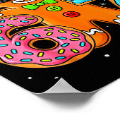 Lustiger Lebkuchen Sechs Sieben 67 Eis Drip Weihna Poster (Ecke)