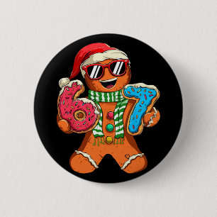 Lustiger Lebkuchen Sechs Sieben 67 Meme Eis Weihna Button