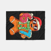 Lustiger Lebkuchen Sechs Sieben 67 Meme Eis Weihna Fleecedecke (Vorderseite (Horizontal))