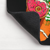 Lustiger Lebkuchen Sechs Sieben 67 Meme Eis Weihna Mousepad (Ecke)